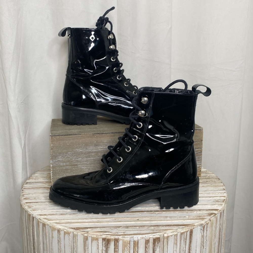 Kurt Geiger Side Zip Combat Boot
